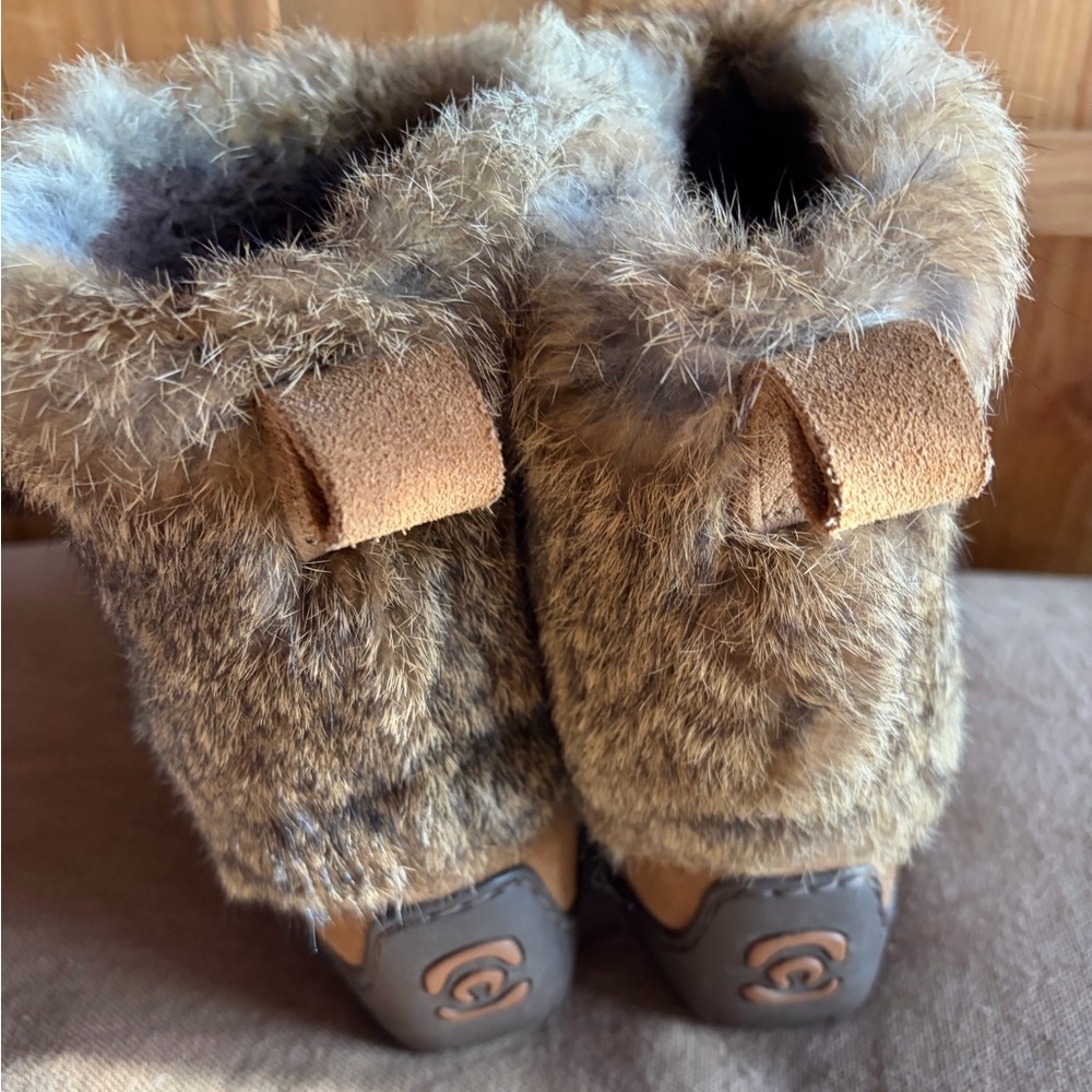 Manitobah Rabbit Fur Ankle Booties - Picture 3 of 4